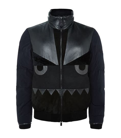 fendi monster bomber|Fendi bomber jacket for men.